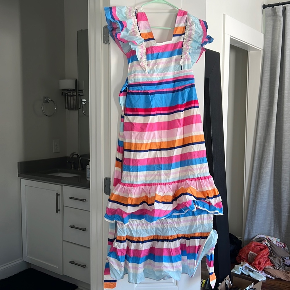 Multi color maxi dress